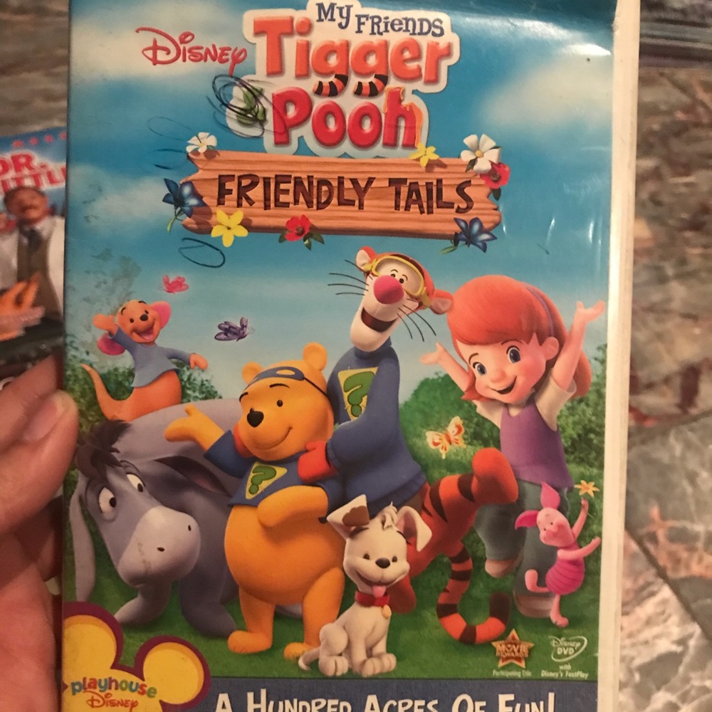 My friends tiger and Pooh DVD